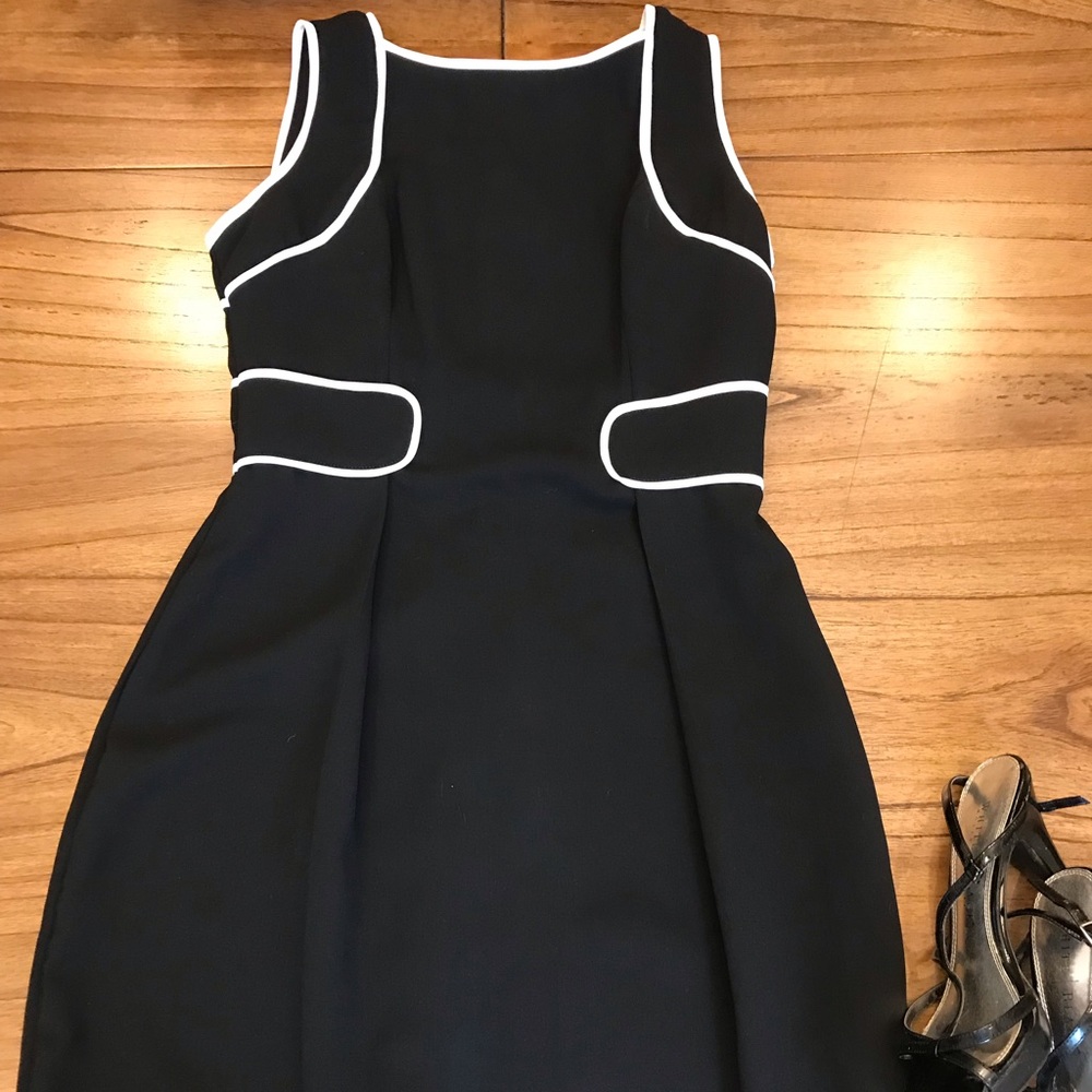 Black and white dress